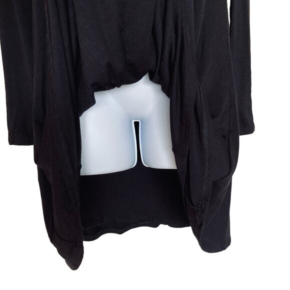 Lulus Black Sway Girl Sway Swing Turtleneck Mini Dress Long Sleeve Jersey Small - Picture 13 of 16